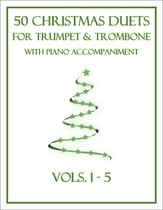 50 Christmas Duets for Trumpet and Trombone with Piano Accompaniment P.O.D. cover